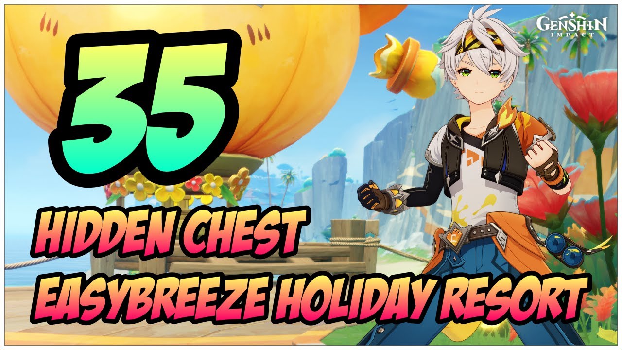 35 Hidden Chest in Easybreeze Holiday Resort - Genshin Impact