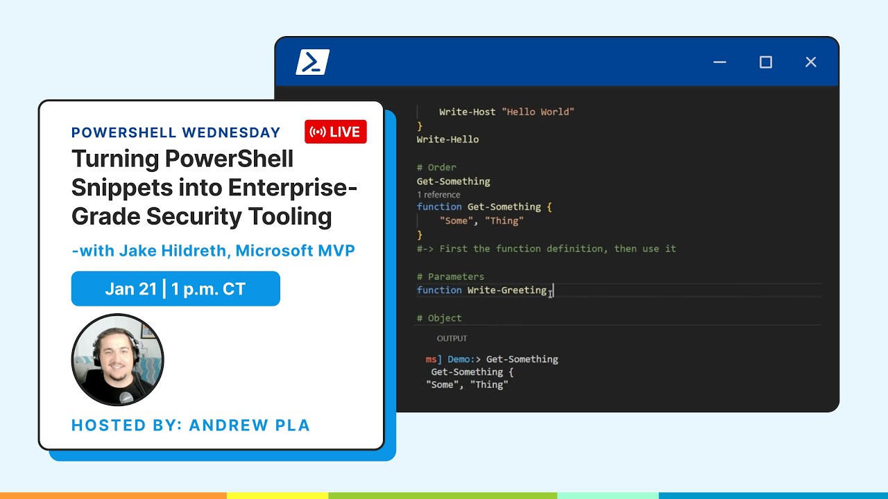 Turning PowerShell Snippets into Enterprise-Grade Security Tooling