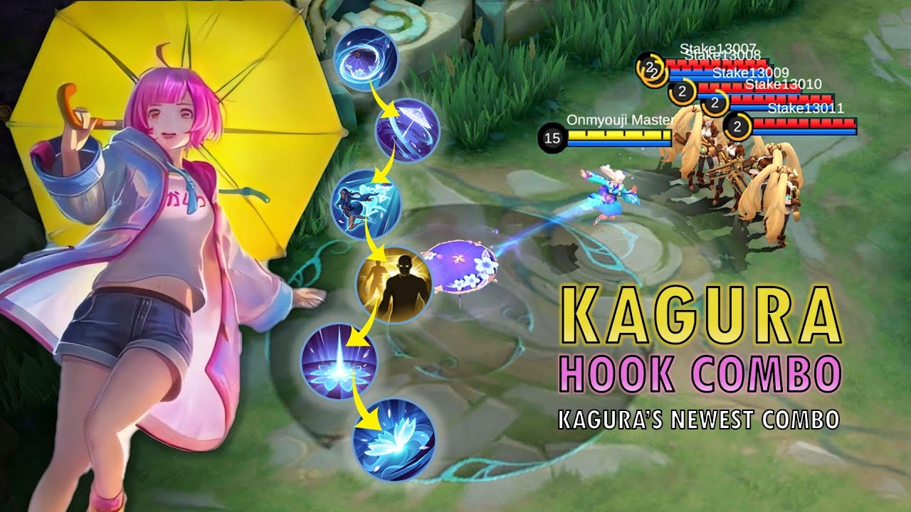 Kagura Newest Combo, The Hook Flicker Combo | Mobile Legends