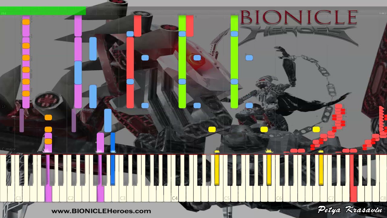 [Synthesia] Bionicle Heroes - Vezon's Awakening