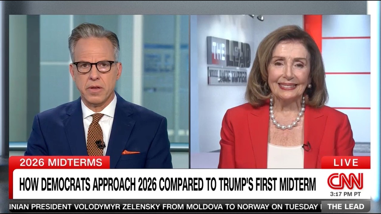 Pelosi gościem programu The Lead with Jake Tapper na antenie CNN