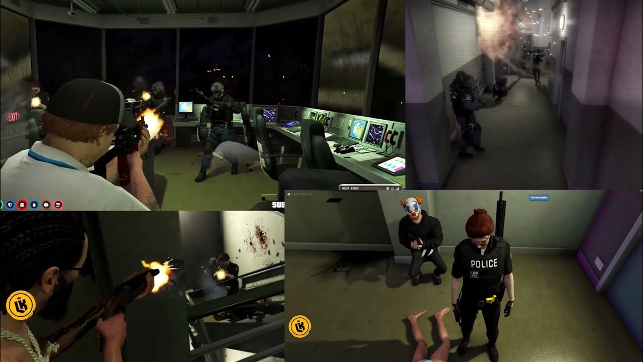 CG Rescue Mr K and Lil Bleach after Holdout vs SWAT (Multiple POVs) | GTA RP NoPixel 3.0