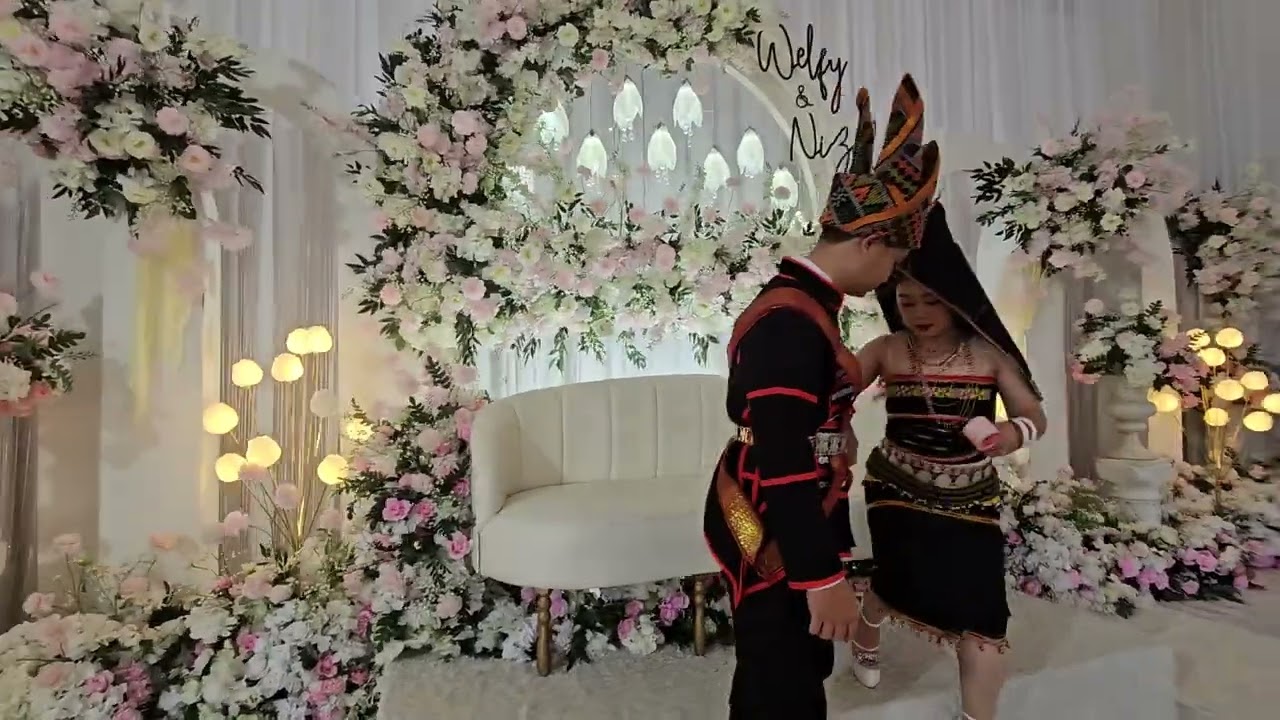 Pakaian Ke 2 Adik Tumatik Kahwin. Suku Kaum Dusun Tobilung.