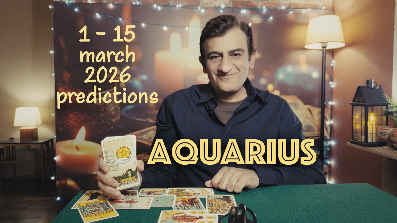 Aquarius - 1 - 15 MARCH 2026 - PREDICTIONS☕️psychic love tarot