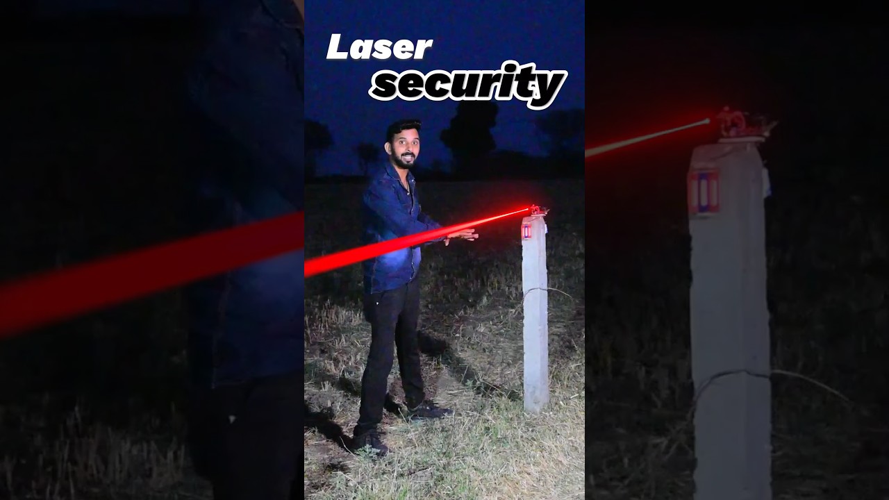Laser Home Security System 🚨 | New Science Project | Inspire Award Project #shorts
