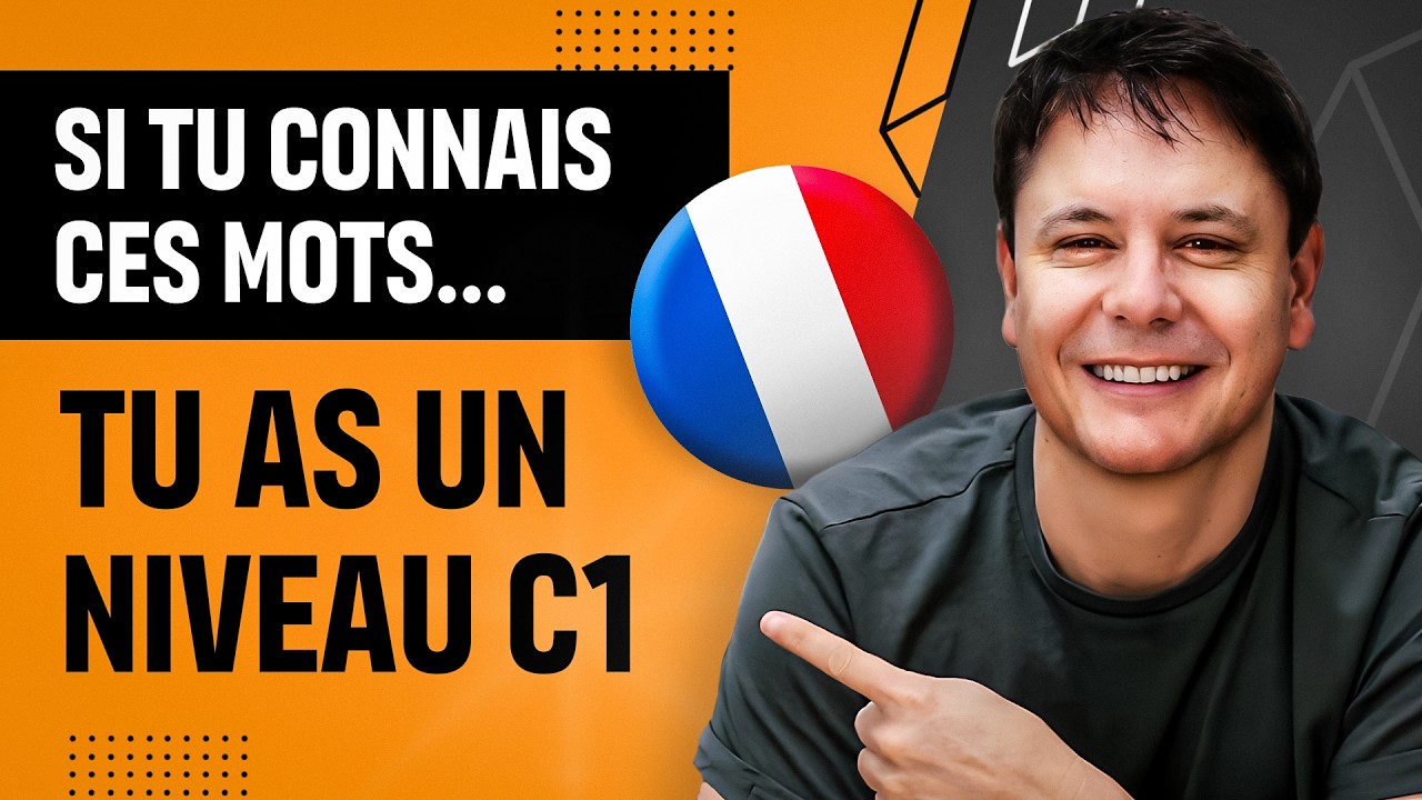 Si tu connais ces mots, tu as un niveau C1 en français !