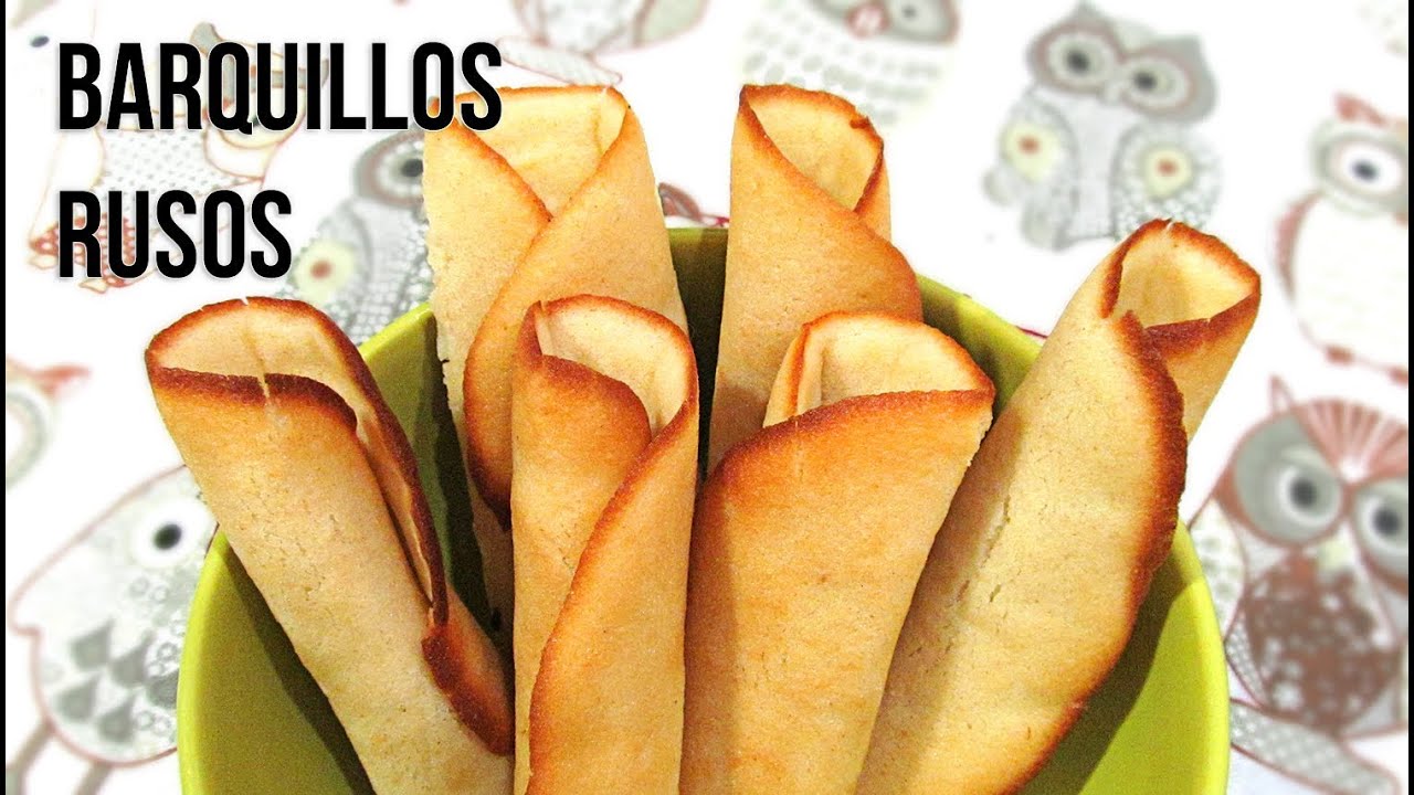 Barquillos rusos