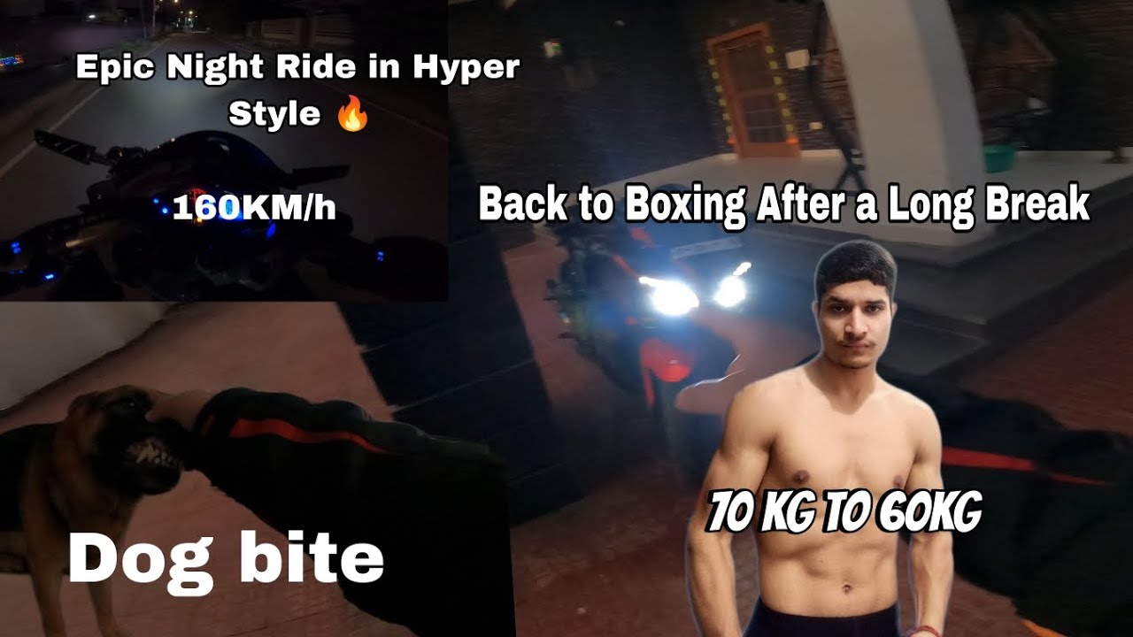 Epic Night Ride & My Boxing Comeback 🥊🏍️ ||Arun Thakur and||AT161