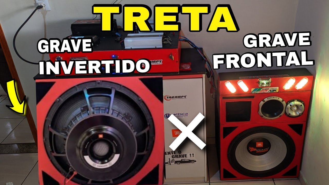 TRETA!! GRAVE JBL TORNADO 18 FRONTAL OU INVERTIDO QUAL TOCOU MAIS?