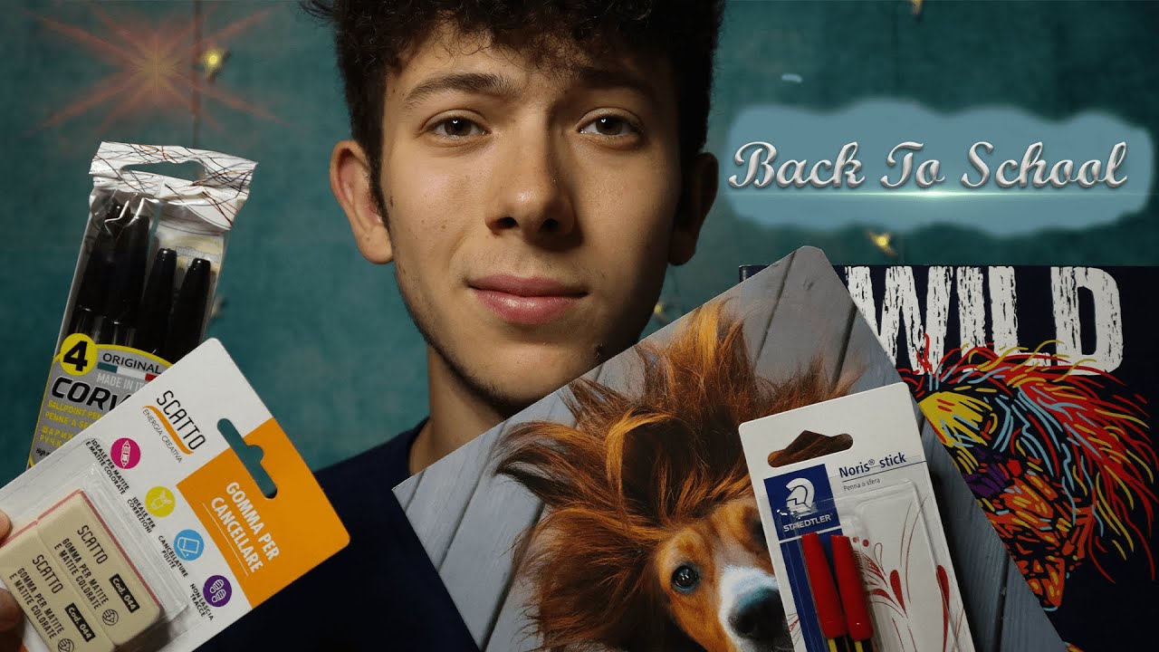 HAUL BACK TO SCHOOL 📚 | ASMR ITA