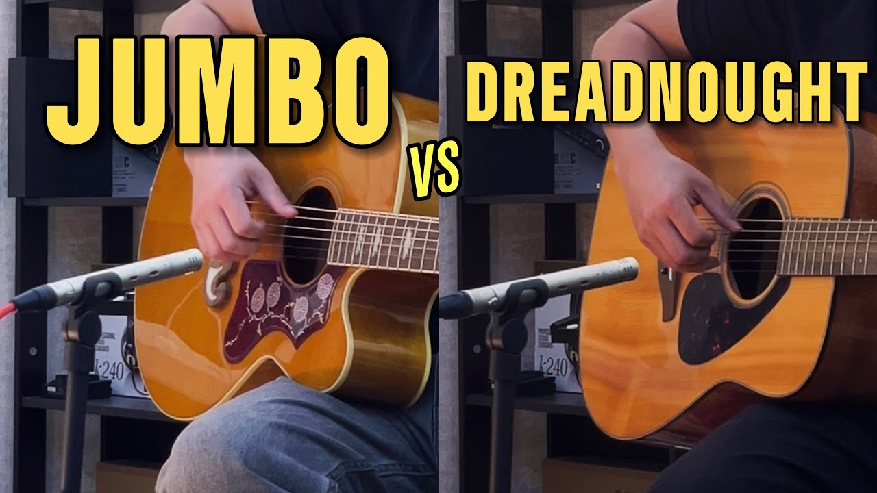 Epiphone J-200 EC Studio vs Yamaha FG800 | Jumbo vs Dreadnought | Sound Test | No Effect!