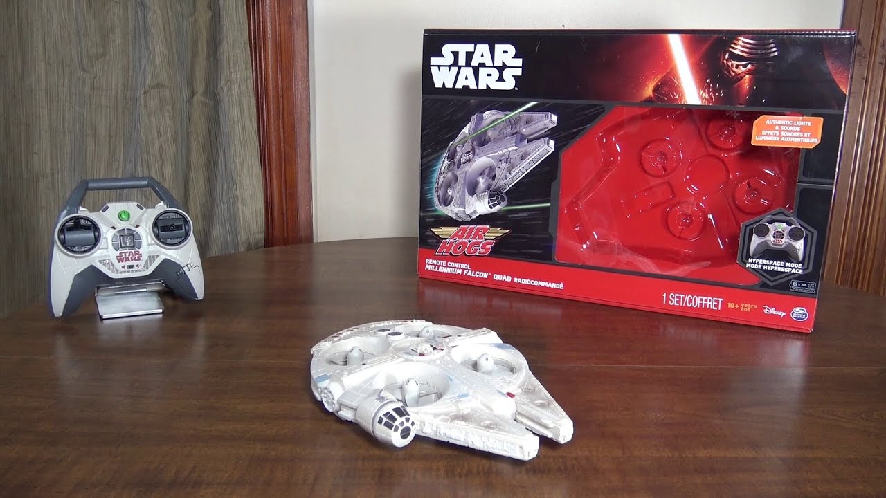 Air Hogs - Star Wars Millennium Falcon Quad - Review and Flight
