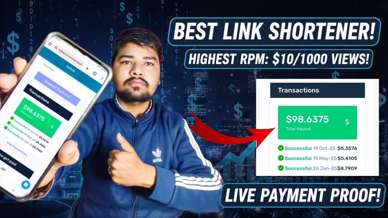How to Earn Money from Link Shortener in 2026 | Nvlink Payment Proof // Best Link Shortener