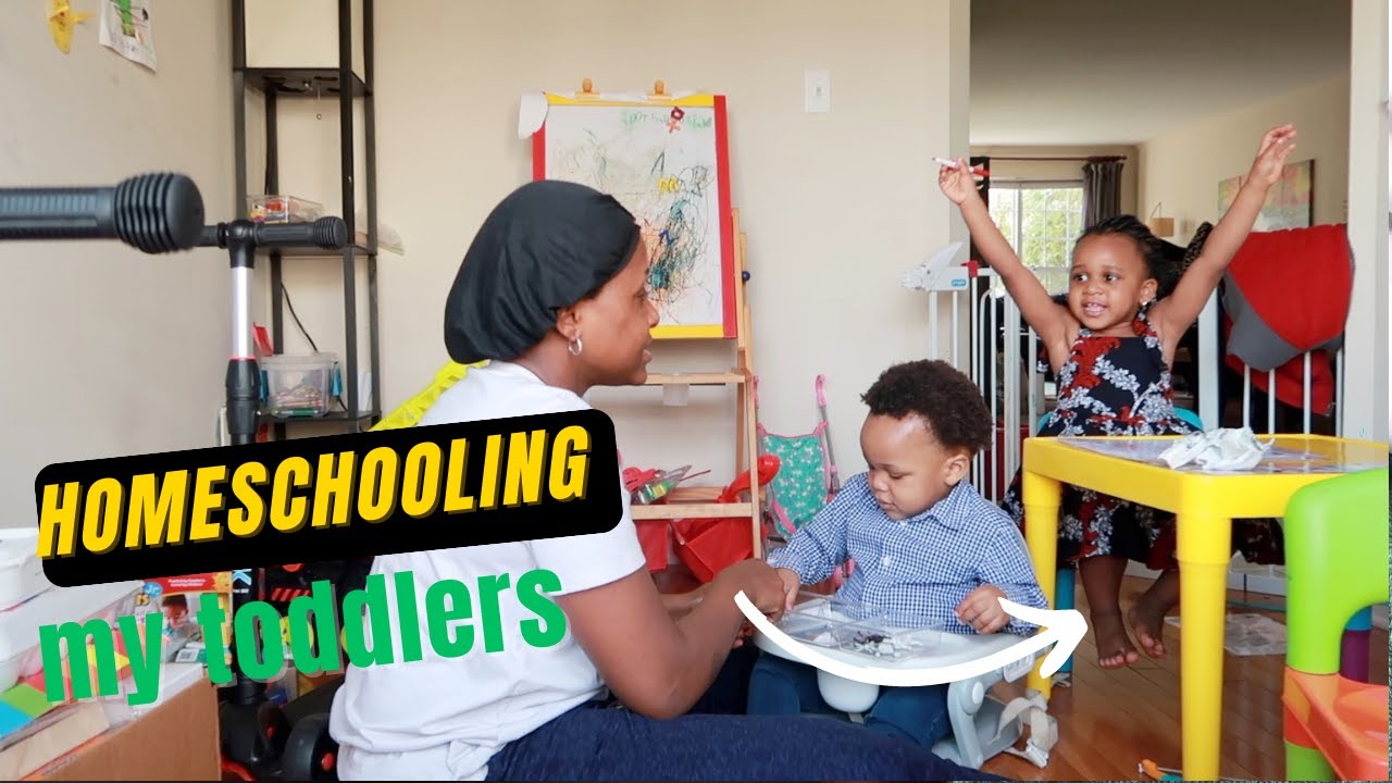Learning session with my 3years old and 1+year old  toddlers| Nigerian mom 