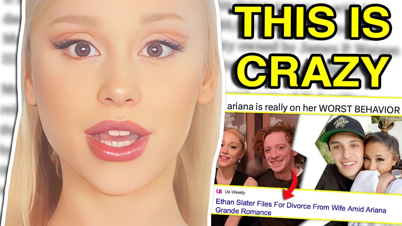 ARIANA GRANDE IS IN TROUBLE (ethan slater relationship drama)