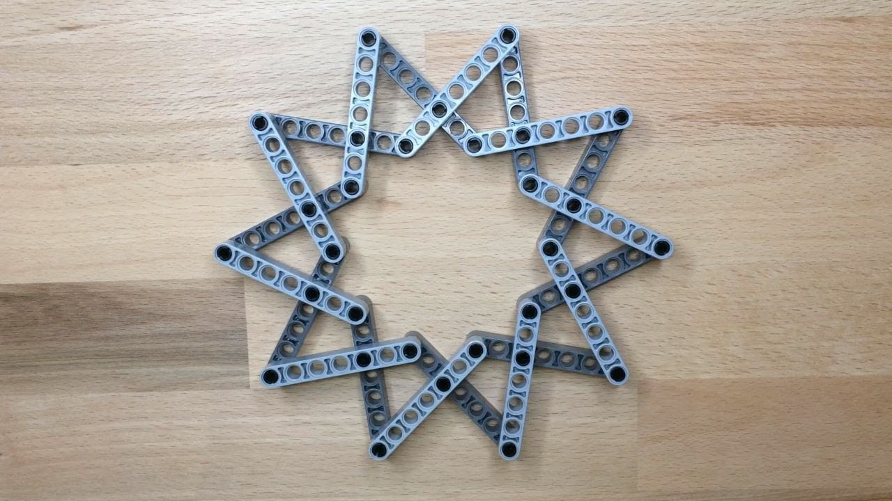 How to build Lego Technic Stars of any Size