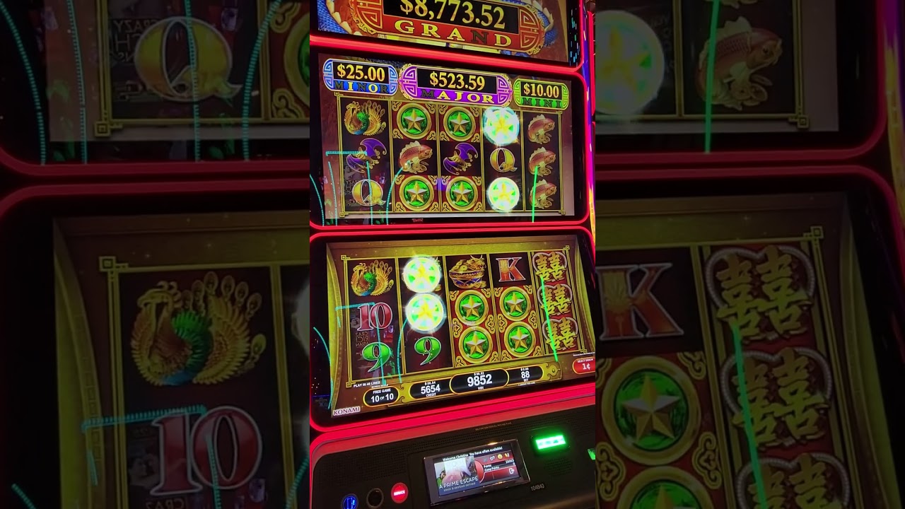 Dragon Slot Machine Bonus Win!