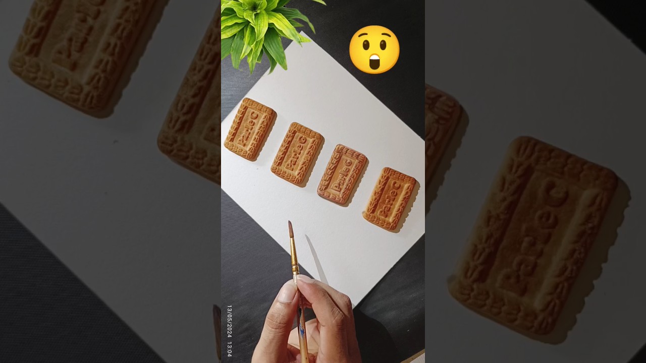 realistic painting 😯 #realisticdrawing #realistic #shortsvideo #viral #easydrawing #creative art box
