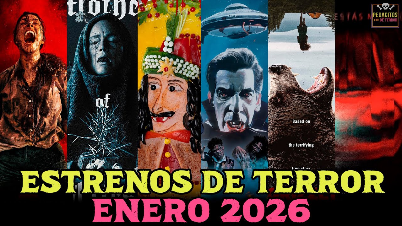 PELICULAS de TERROR que ESTRENAN en ENERO 2026