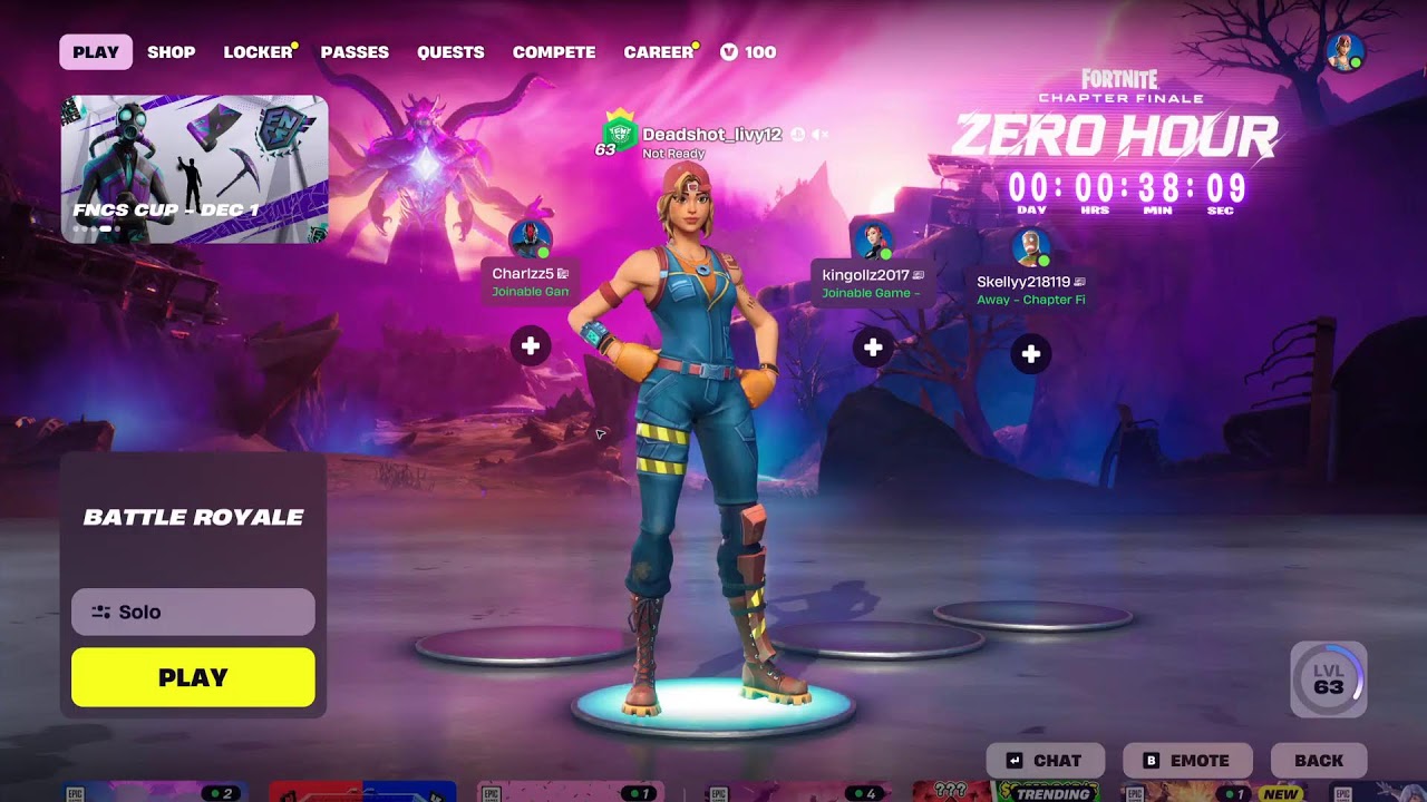 fortnite live event