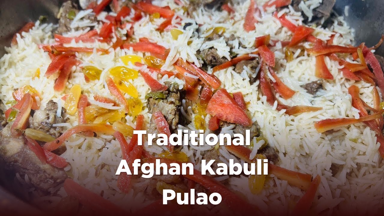 Afghan Kabuli Pulao – Cooked Meat Sweet Carrots  & Classic Afghan Spices @PunjabiFoodsecrets85 #food