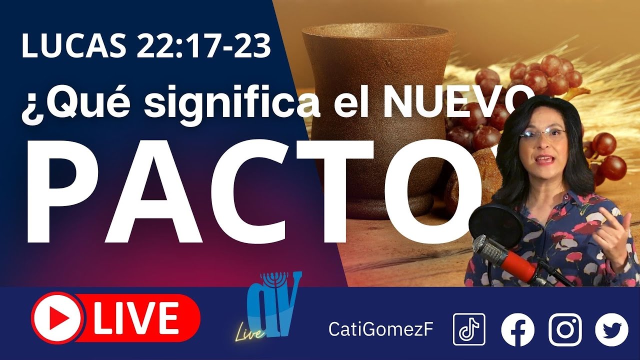 Lucas 22:17-23 (EN VIVO) [¿Qué significa el NUEVO PACTO?] 🍞 En la mesa del SUMO SACERDOTE