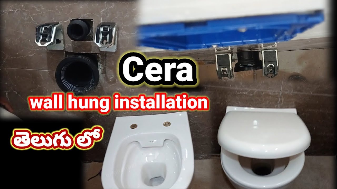 Cera wall hung installation | Cera wall commode installation | cera toilet