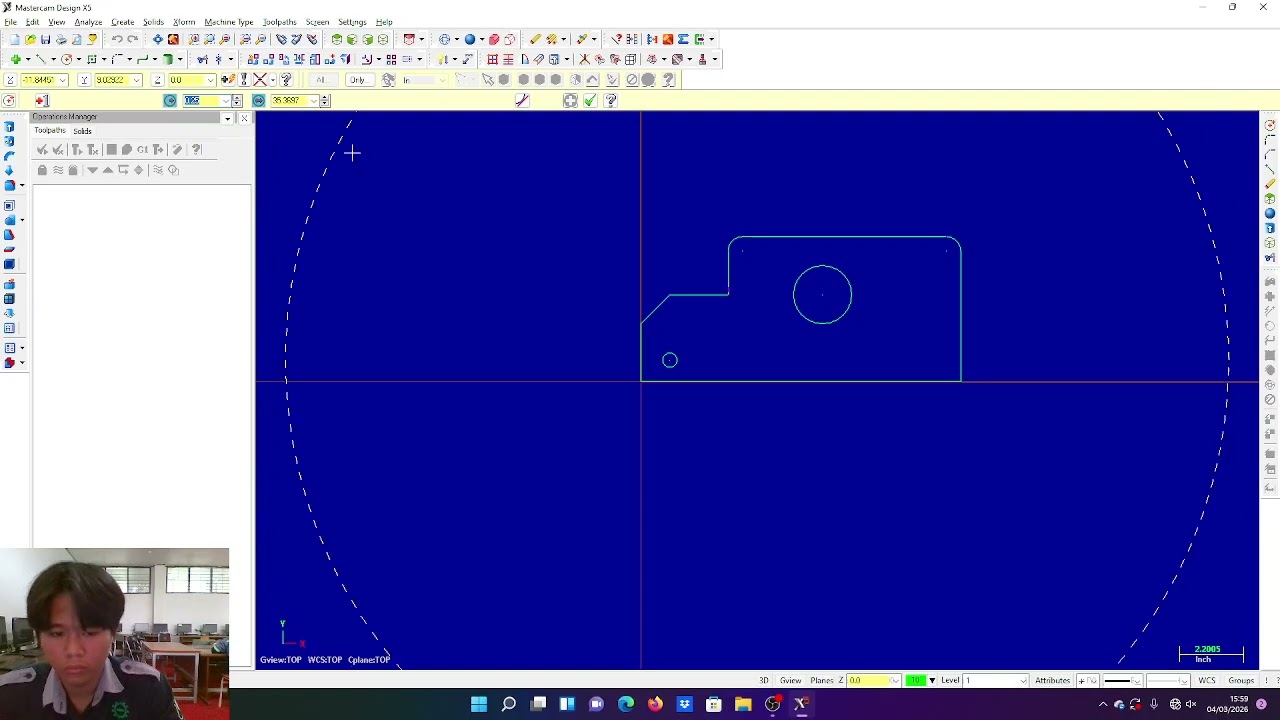 Tugas MasterCam Mill Lesson 2 (semua gambar) 