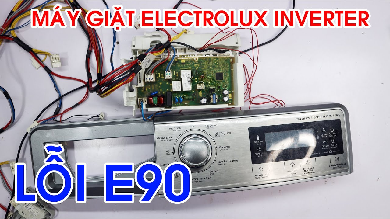 Lỗi E90 máy giặt Electrolux