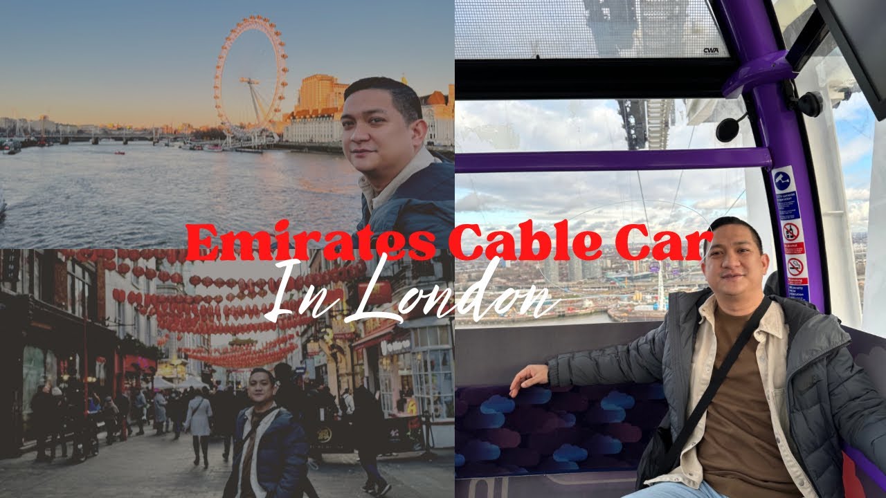 Riding the Emirates Air Line Cable Car in London 2023