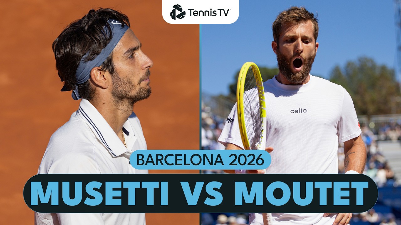 Lorenzo Musetti vs Corentin Moutet Entertaining Match 🤪 | Barcelona 2026 Highlights