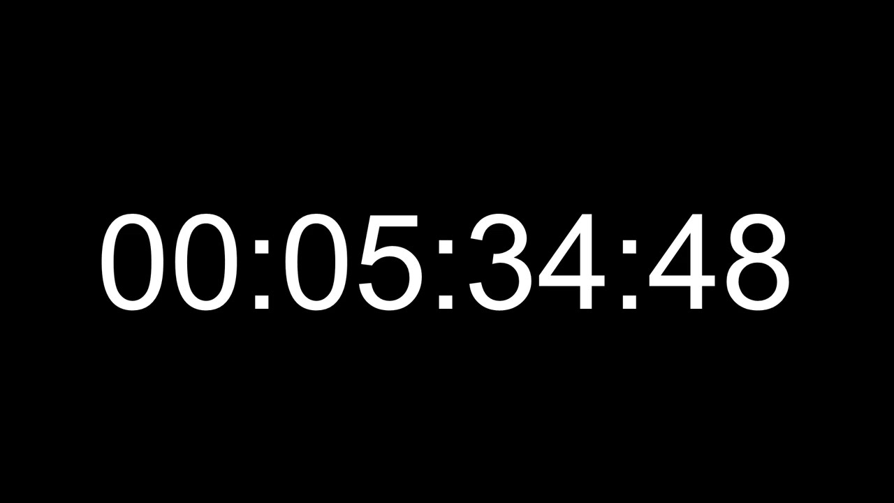 1 HOURS TIMECODE | 50 FPS 1080P