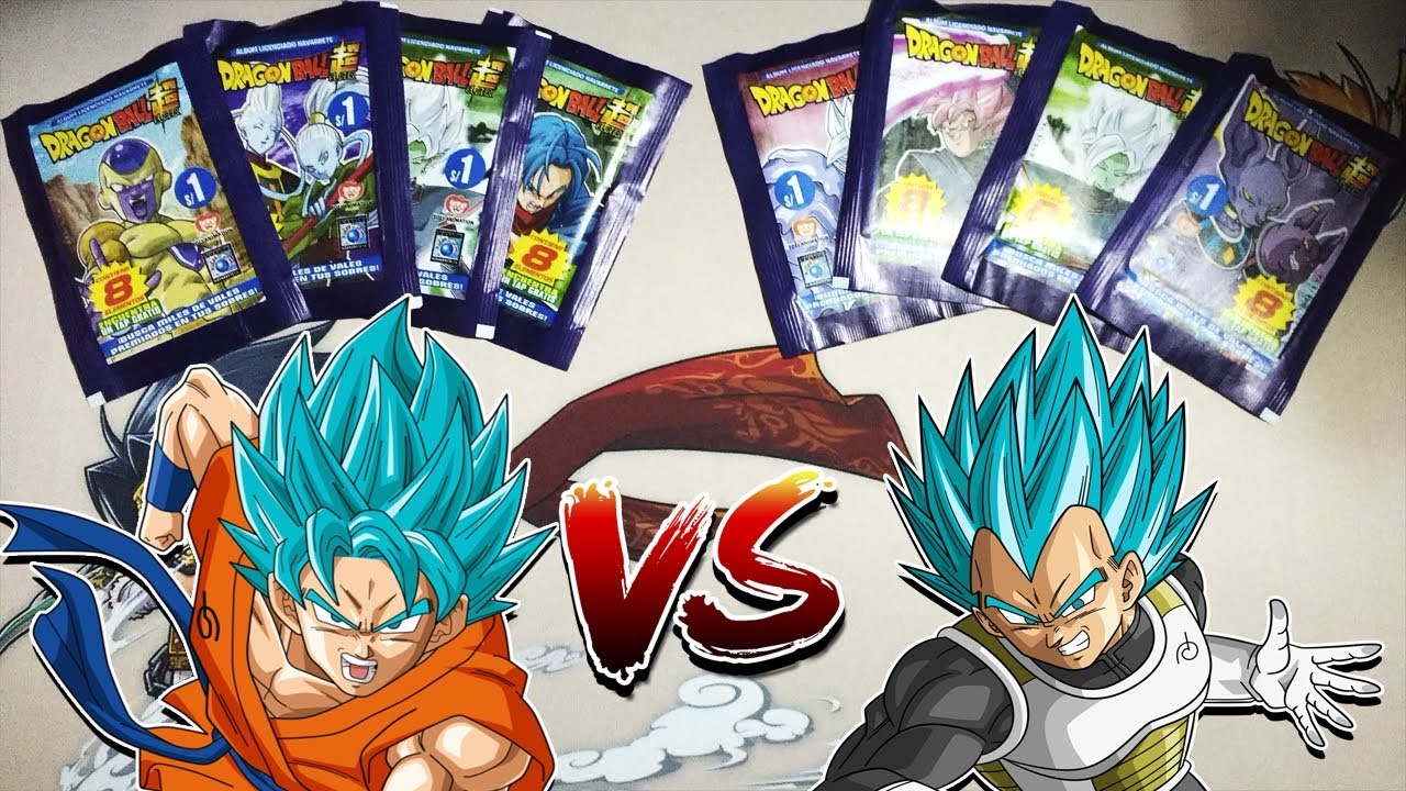 Simulación de batalla GOKÚ vs VEGETA | Album Dragon Ball Super Navarrete