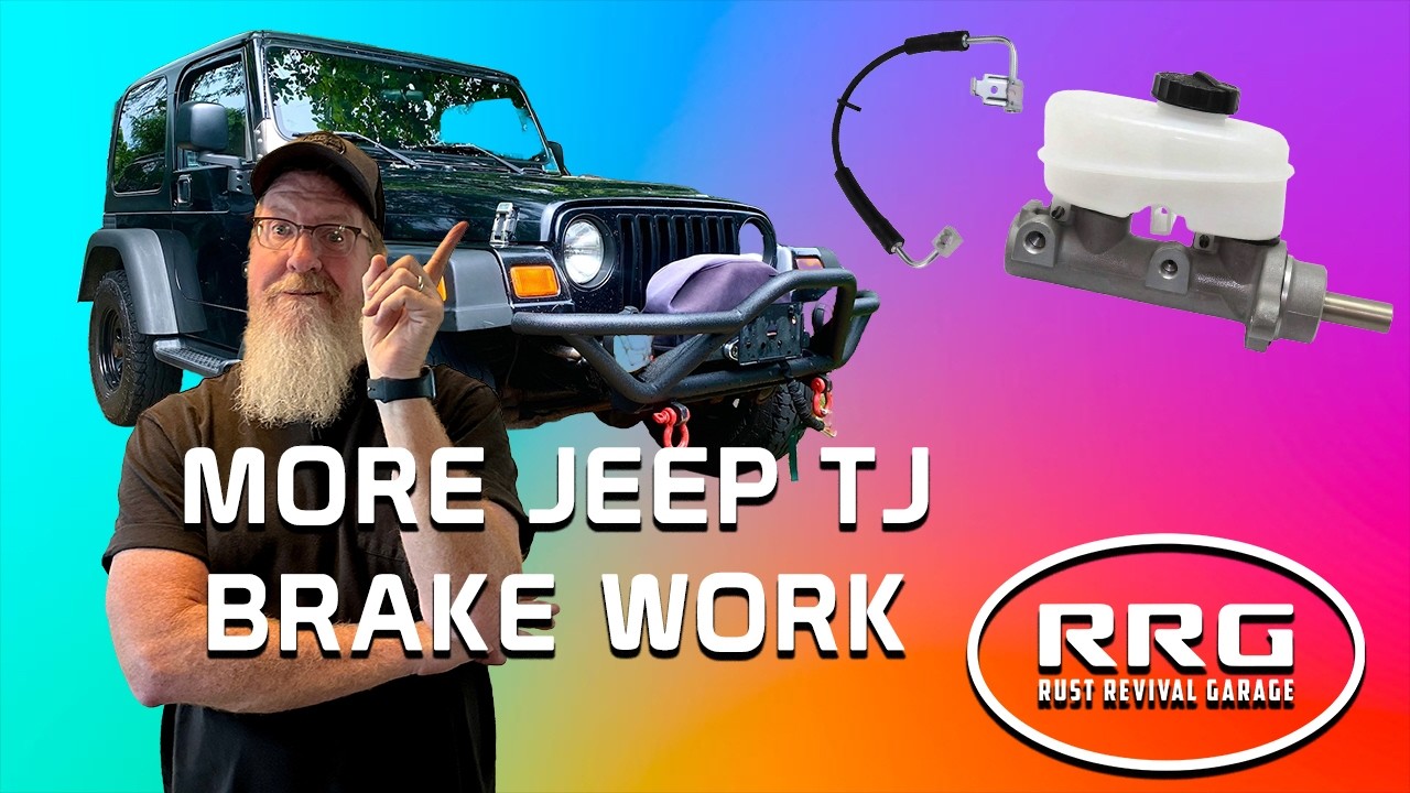 Установка главного тормозного цилиндра для Jeep TJ и прокачка тормозов.