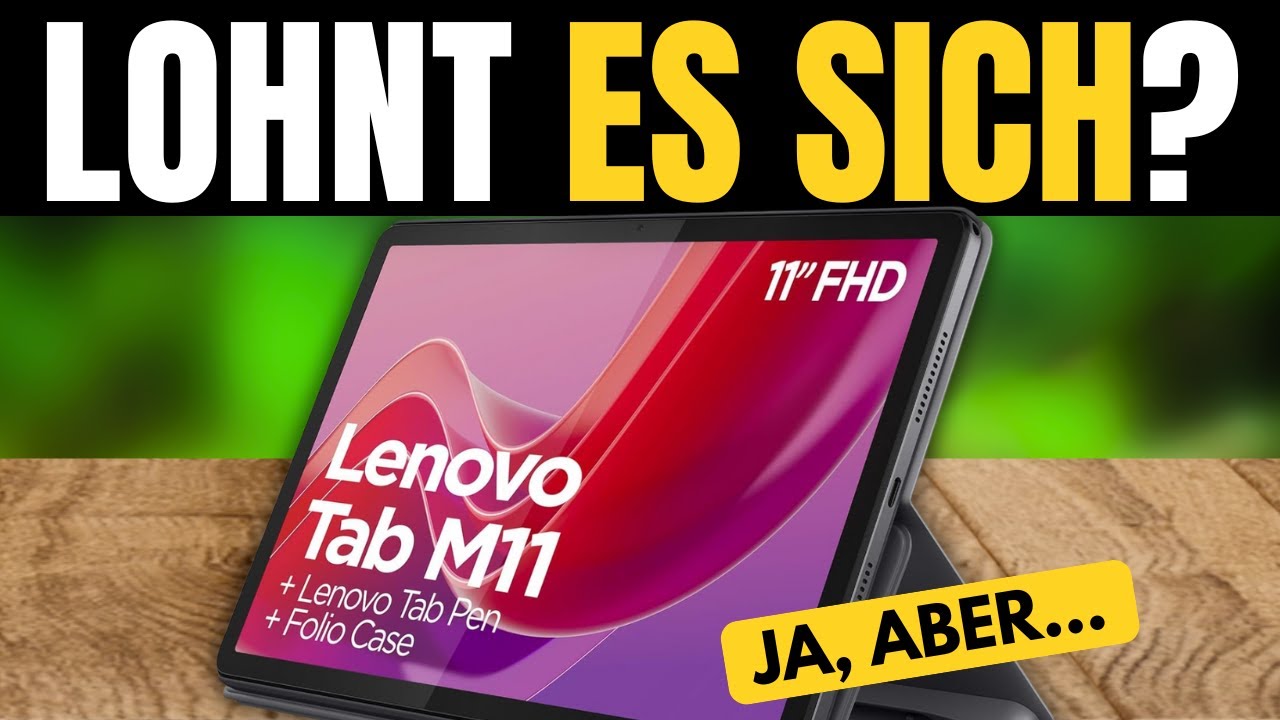 Lenovo Tab M11 – 11" Android Tablet mit MediaTek Helio G88, 8GB RAM & 128GB Speicher