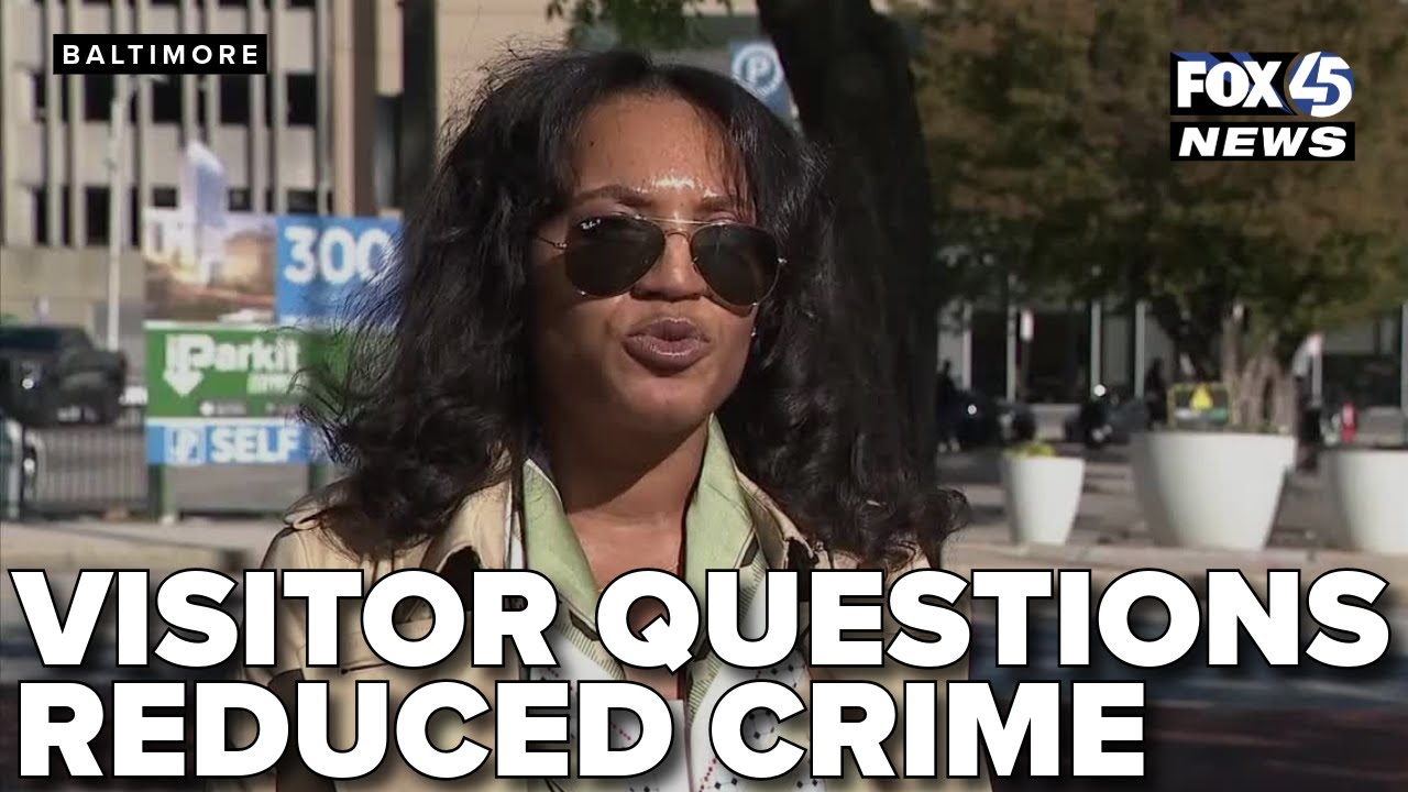 Baltimore visitor questions reduced crime after becoming robbery victim