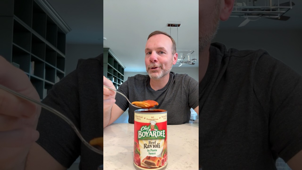 Chef Boyardee! #chefboyardee #ravioli #cannedfood #foodie #foodlover