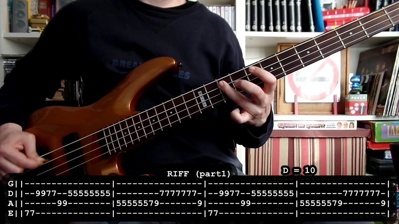 ESKORBUTO - Historia triste (bass cover w/ Tabs) [full HD]