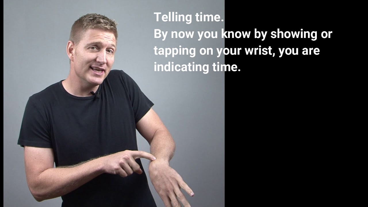Day 6 of 21 - Learn How to count and tell time in South African Sign Language.