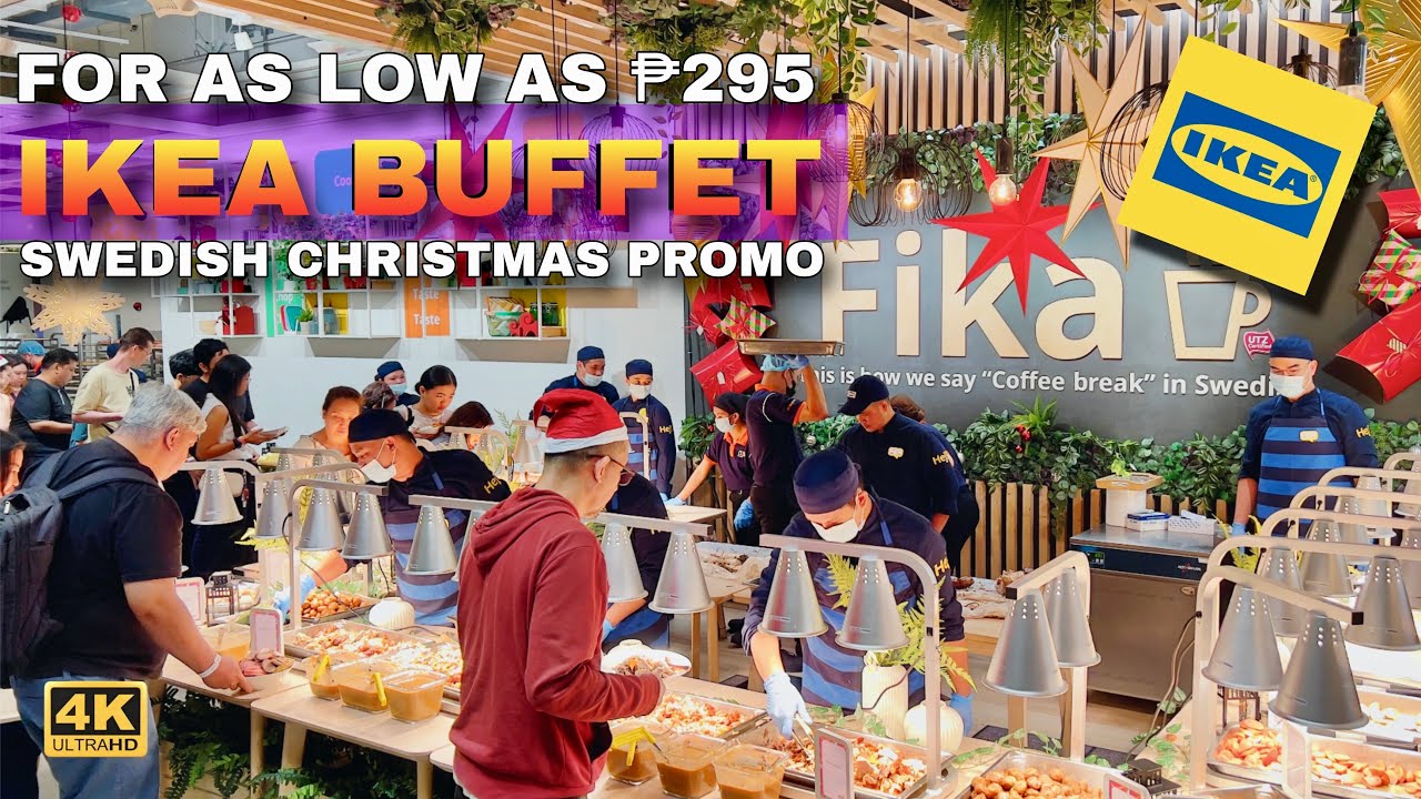 IKEA BUFFET Swedish Christmas Promo — As Low as ₱295?! Full Price & Food Guide 🇵🇭