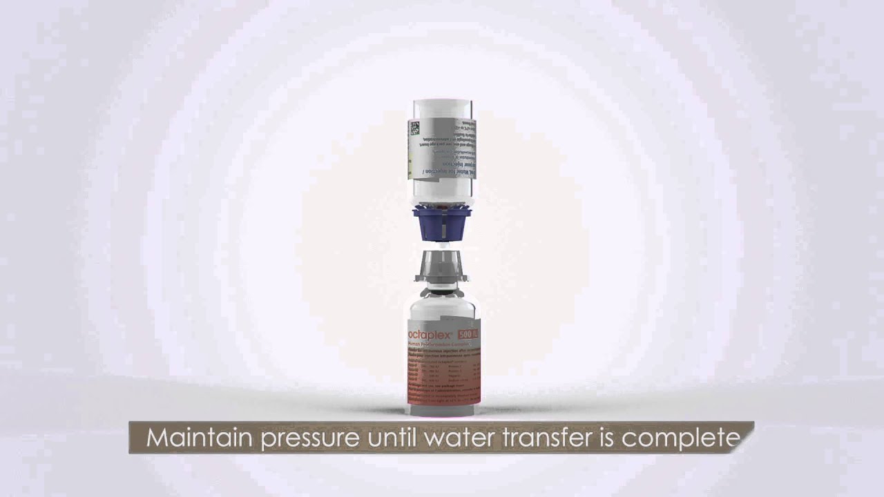 How to reconstitute PCC (Prothrombin Complex Concentrate)