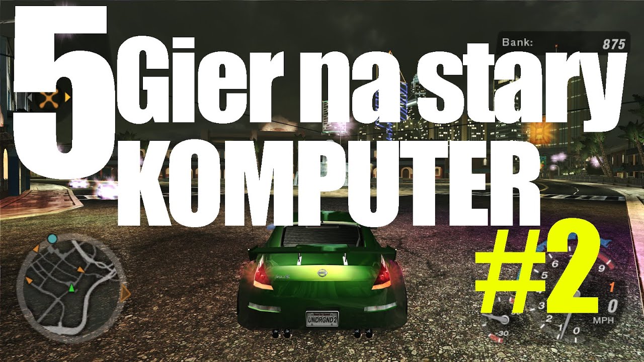 5 GIER NA STARY KOMPUTER #2 - [ WYŚCIGI ] [Gry na słaby stary komputer]