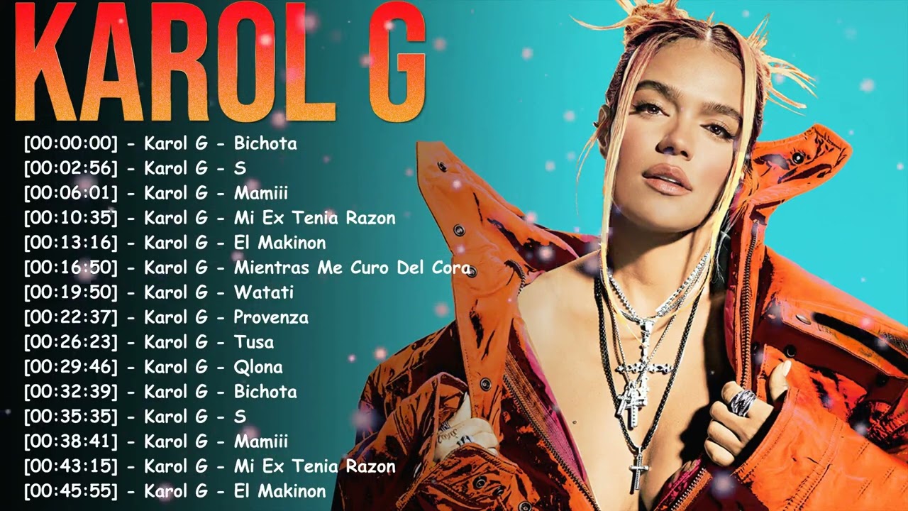 Top 20 de Karol G – Álbum completo para perrear, sanar y brillar sin miedo