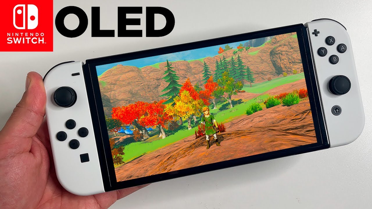 Zelda: Breath of the Wild OLED Nintendo Switch Gameplay