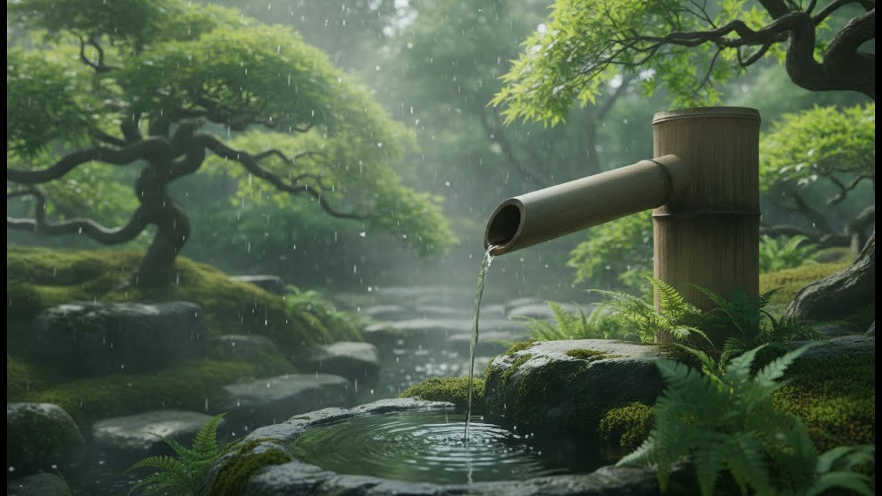 3 Hours of Zen Piano and Bamboo Water for Anxiety Relief