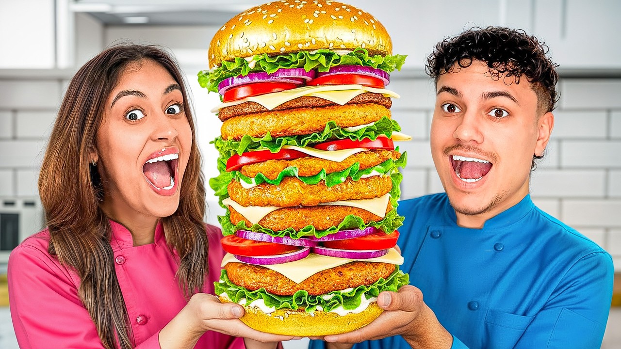 HAMBÚRGUER de $10 vs HAMBÚRGUER de $1000!