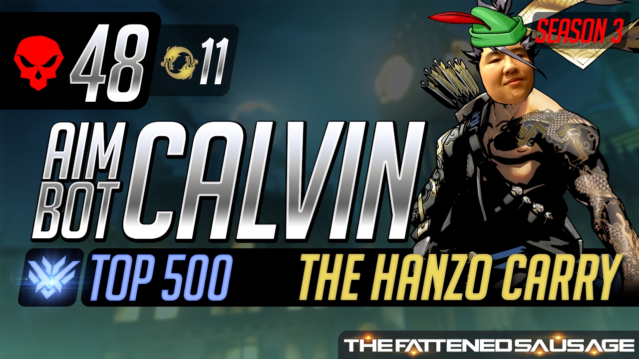 [Top 500] AimbotCalvin's Insane Hanzo Carry on King's Row