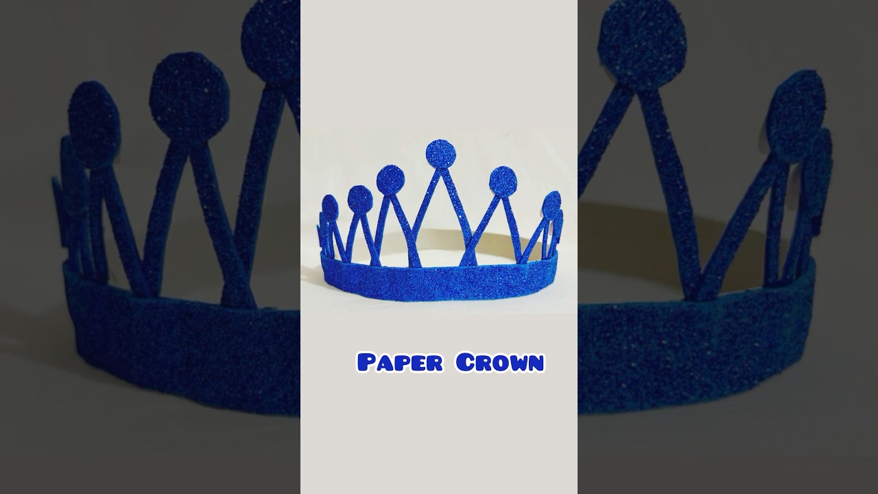Easy Paper Crown Making Tutorial 