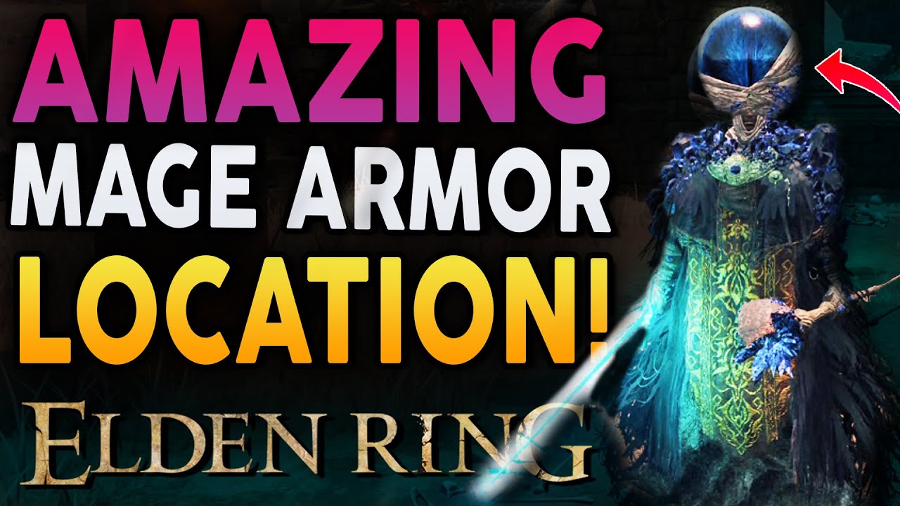Elden Ring - YOU NEED THIS MAGE ARMOR! Lusat's Glintstone Armor Set Location Guide!
