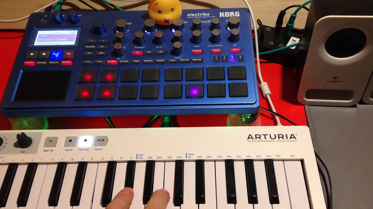 Chords and Improvisation, Jamuary 2019, Day 13 (Korg Electribe 2, Arturia KeyStep)